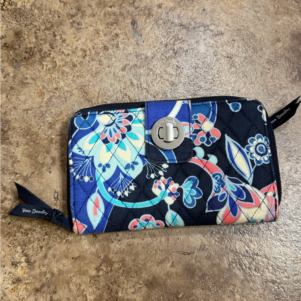 Vera Bradley Quilted Floral Wallet